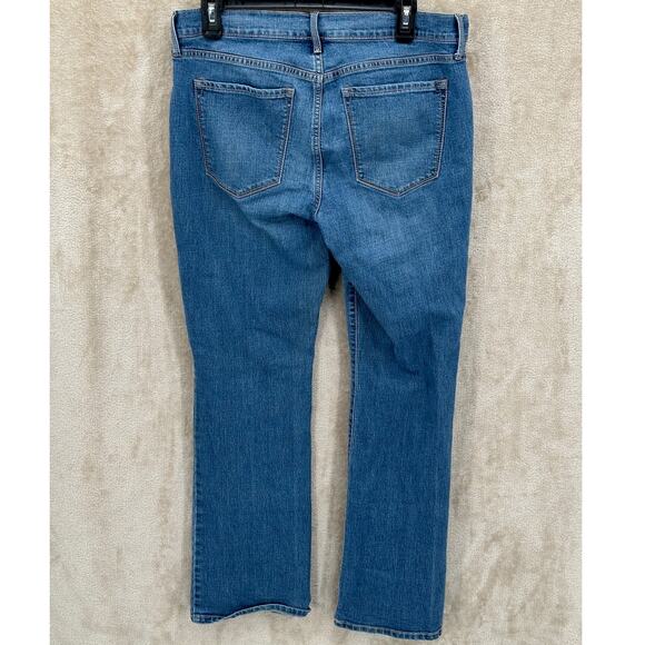 Old Navy Jeans Womens 12 Petite Original Boot Cut Stretch Medium Wash Everyday - Picture 2 of 8